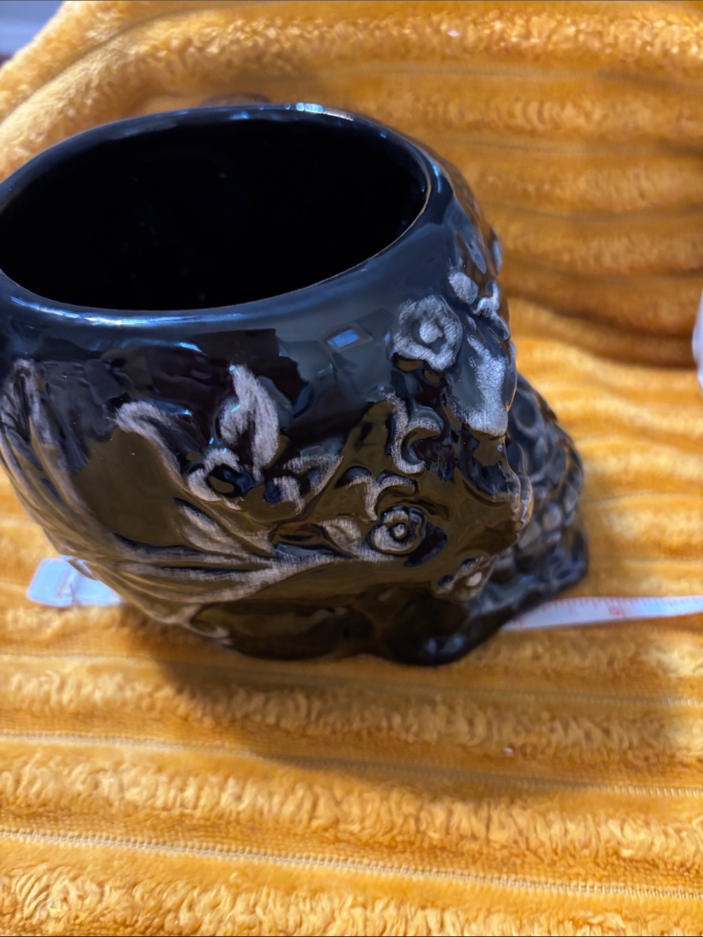 Skull Ceramic Coffee Mug - Black or White NWOT. Pick white or black. - Picture 6 of 7